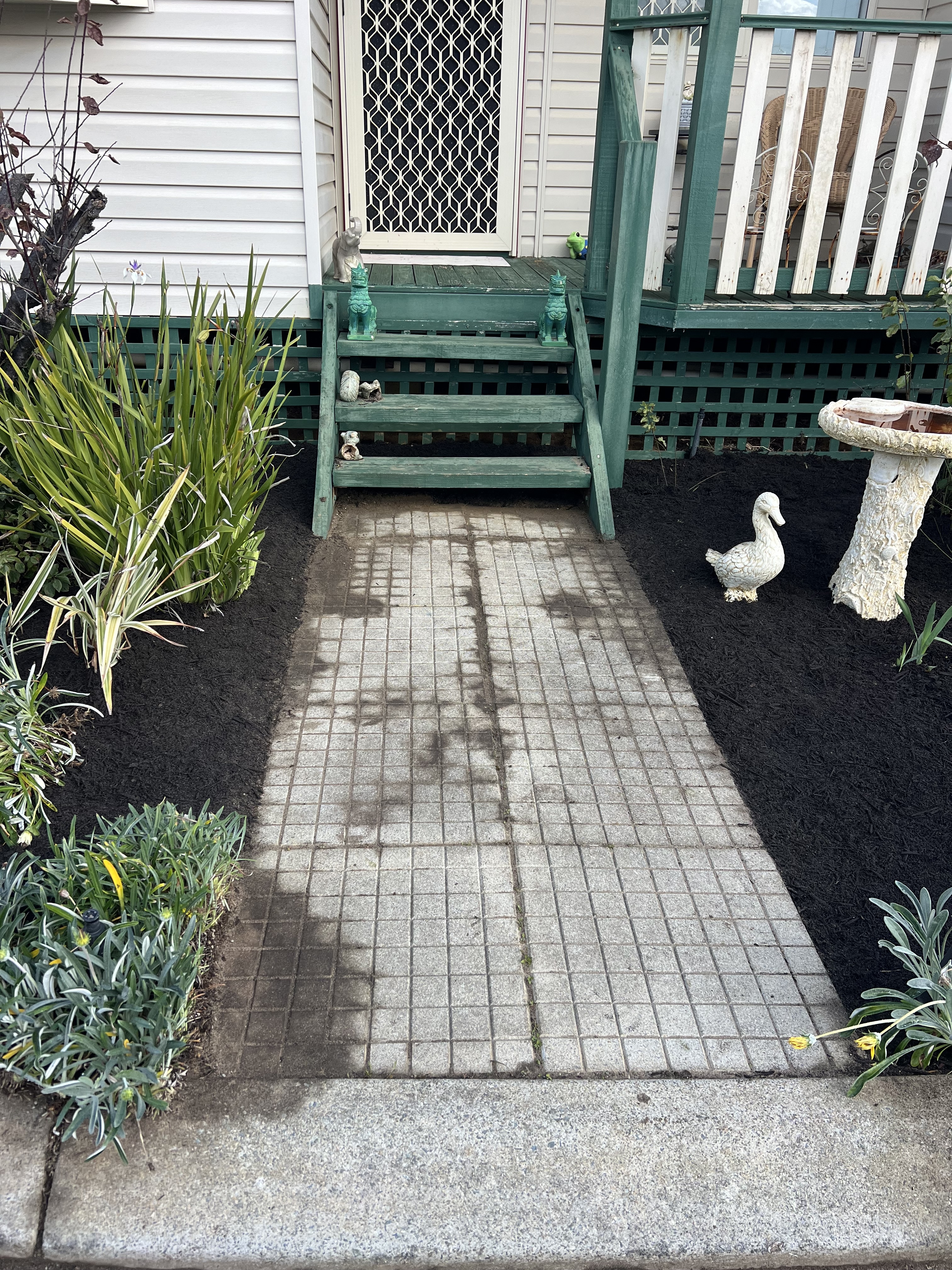 Before garden clean up photo in Forrestfield