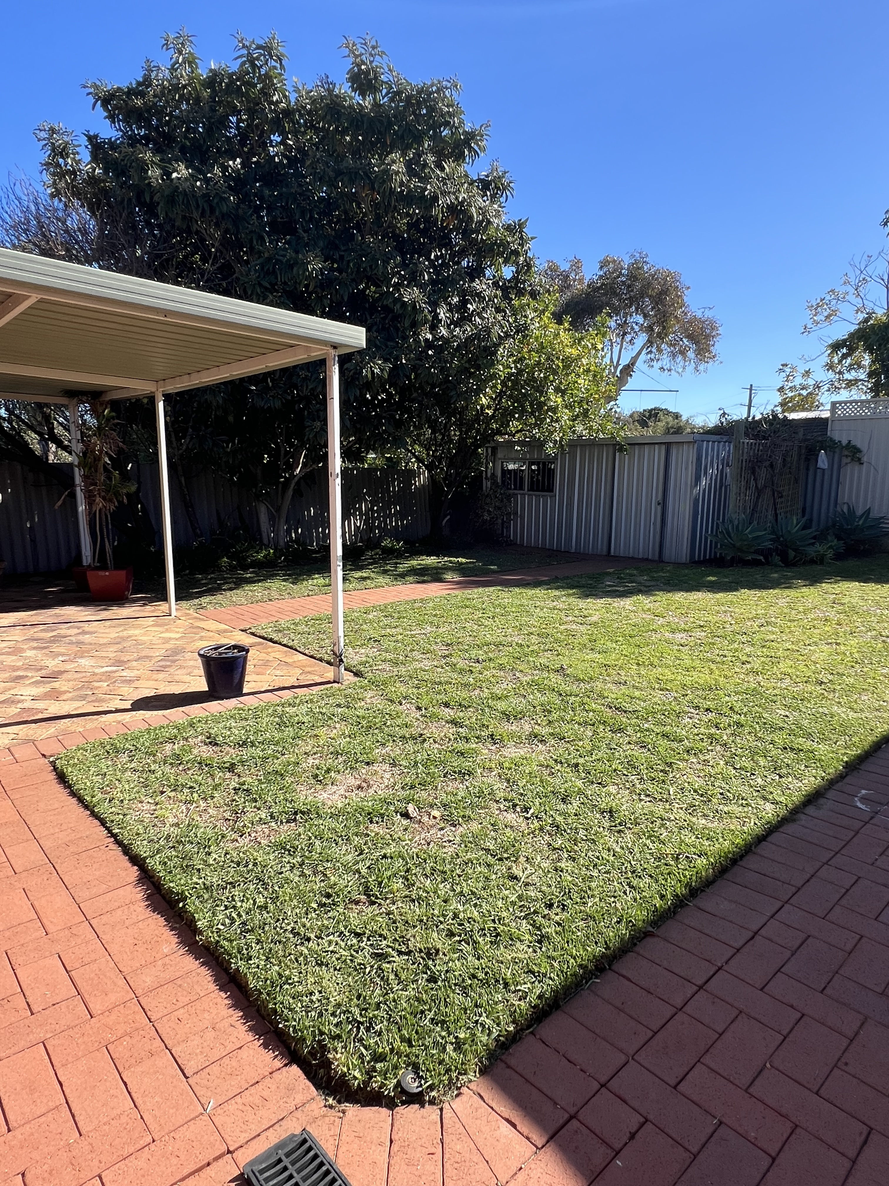 After garden clean up photo in Hamersley